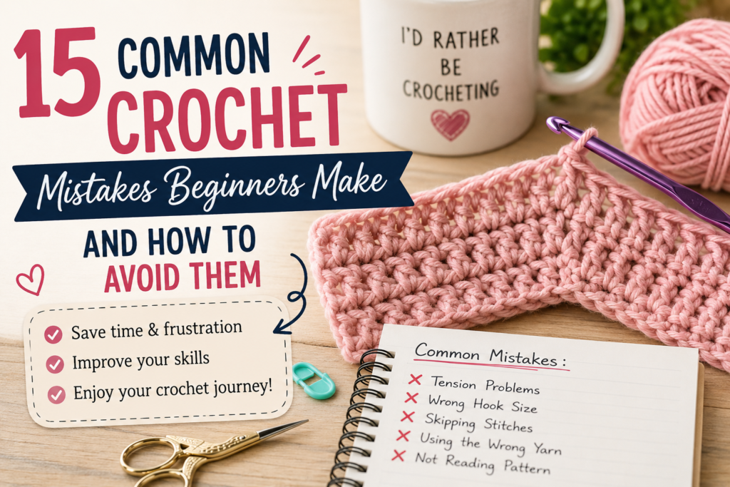 15 Common Crochet Mistakes Beginners Make and How to Avoid Them