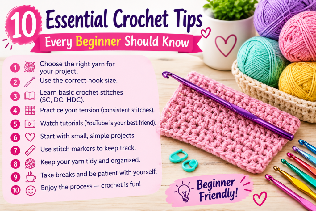 10 Essential Crochet Tips Every Beginner Should Know
